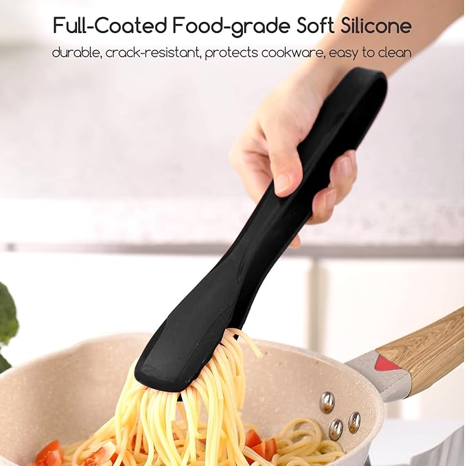 SOLEADER 11 Inch Silicone Tongs - Image 3