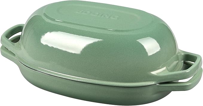 EDGING CASTING Enameled Cast Iron Oval Dutch Oven Pot - Image 3
