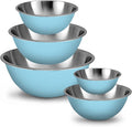 WHYSKO Meal Prep Stainless Steel Mixing Bowls Set, Refrigerator, and Kitchen by WHYSKO