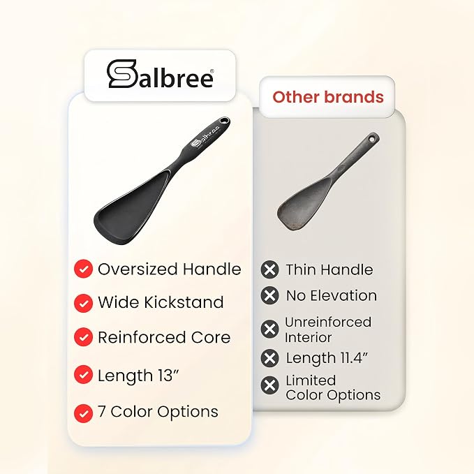 Silicone Spoon Spatula for Cooking - Image 3