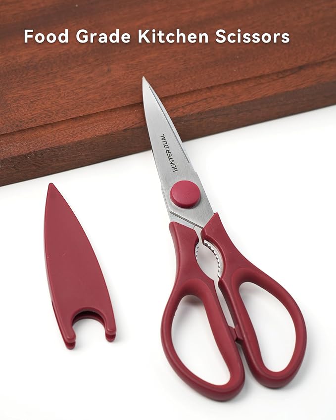 Kitchen Scissors for Food, HUNTER.DUAL Heavy Duty Come Apart Poultry Shears for - Image 7