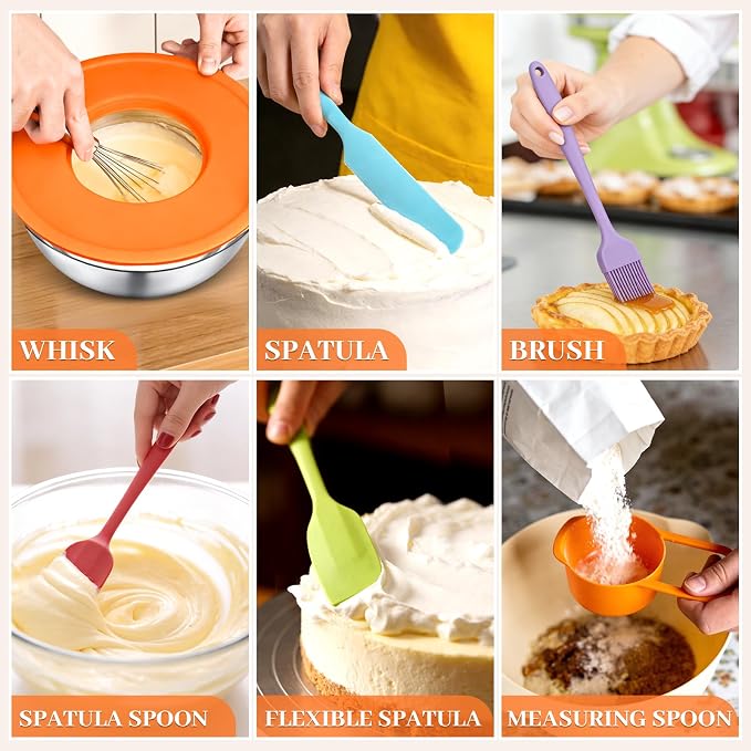 21PCS Mixing Bowls with Lids Set - Image 7