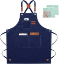 ZOMAO Chef Apron for Women Men by ZOMAO