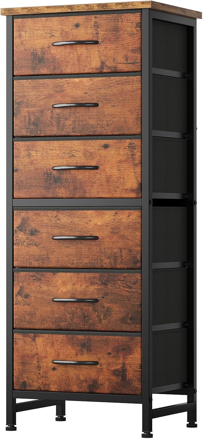 Sweetcrispy Tall Fabric Dresser by Sweetcrispy