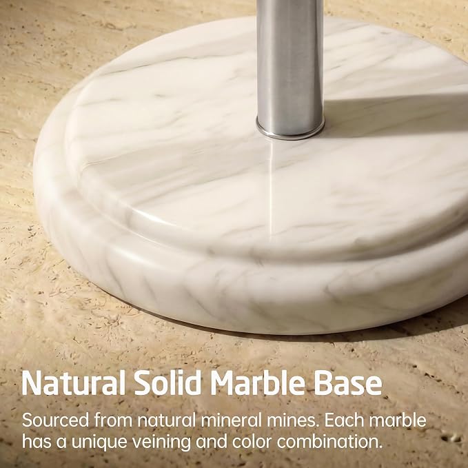 KES Anti-Slip Marble Paper Towel Holder Countertop - Image 4