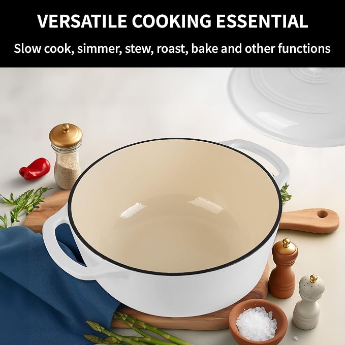 Premium Enameled Cast Iron Dutch Oven - Image 6