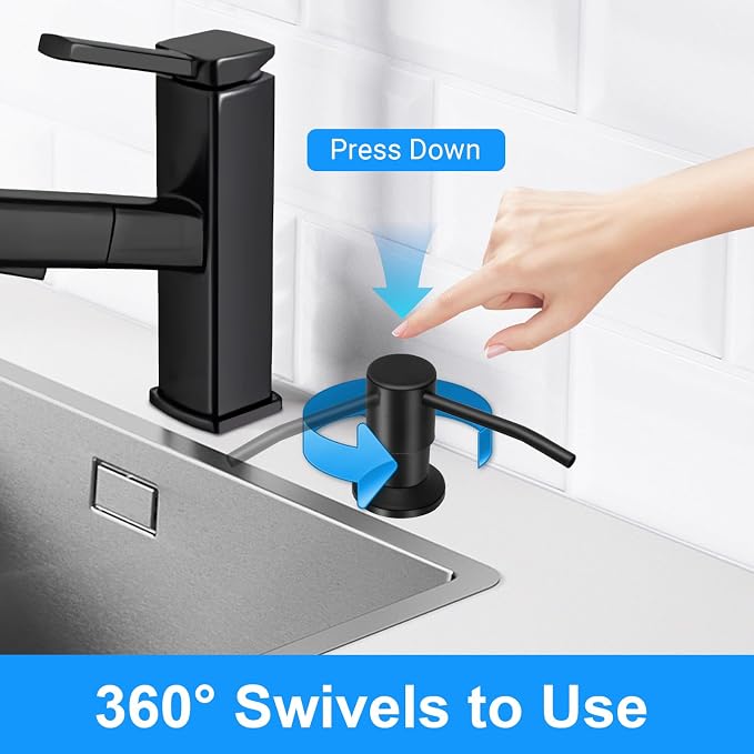 Soap Dispenser Kitchen Sink, Sink Soap Dispenser, Dish Soap Dispenser Pump - Image 2
