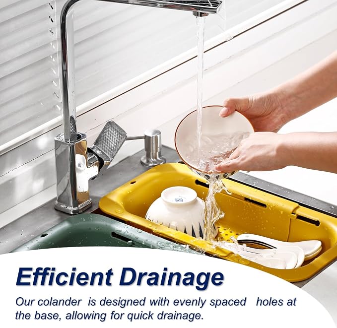 Extendable Sink Colander Strainer Basket - Image 4