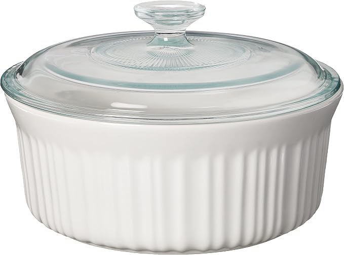 CorningWare French White 7-Pc Ceramic Bakeware Set - Image 4