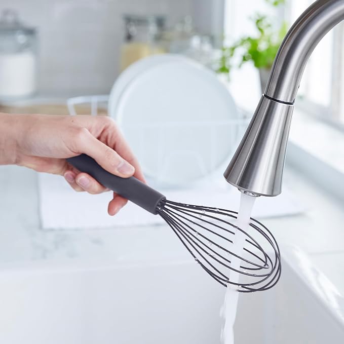 GreenPan Silicone Whisk, Mixing Blending Beating Stirring Cooking Kitchen - Image 4