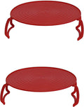 Microwave Multipurpose 4 in 1 Tray Stand Rack Splatter Guard Carry Tray by DependableIndustries