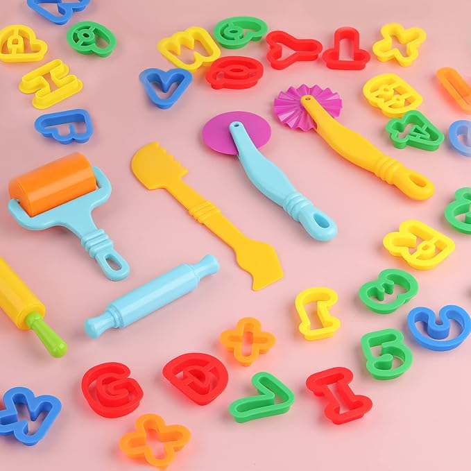 Dough Tools 47 PCS Dough Play Tools Set - Image 6