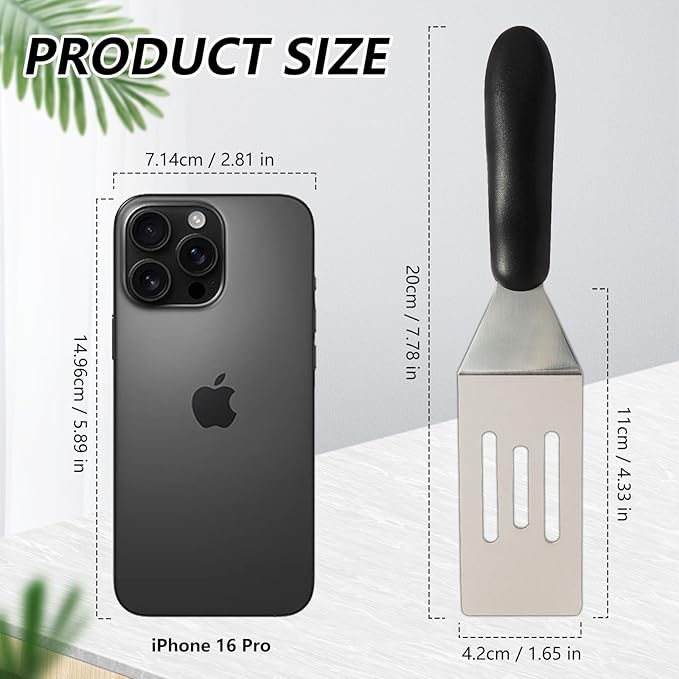 Small Metal Spatula, Mini Spatula - Image 2