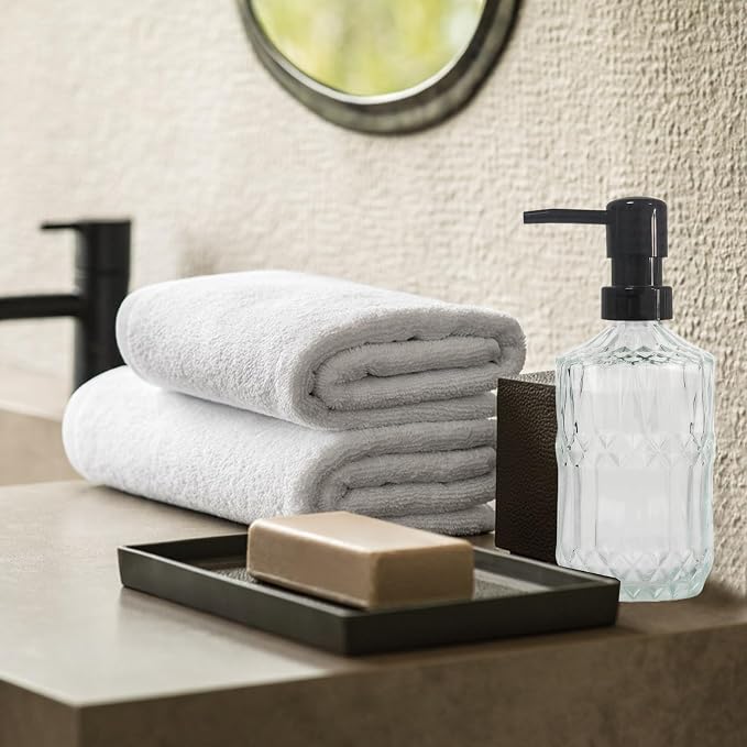 Clear Glass Soap Dispenser - Image 7