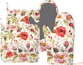 Wildflowers Floral Oven Mitts Pot Holders Set Silicone Heat Resistant Botanical by LONSANT