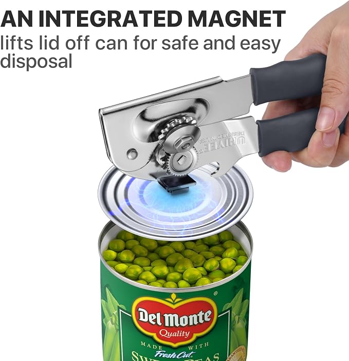 Can Opener Manual Heavy Duty, UHIYEE Hand Held Can Openers - Image 6