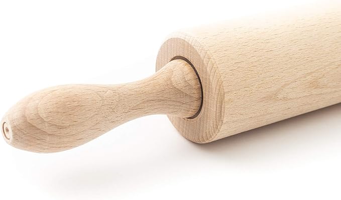 tuuli Kitchen Professional Classic Wooden Rolling Pin by Itsallaboutwood