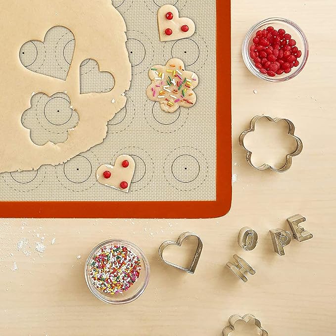 AMYONE Macaron Silicone Baking Mat, Non-Stick Silicone Cookie Sheet Liners - Image 9