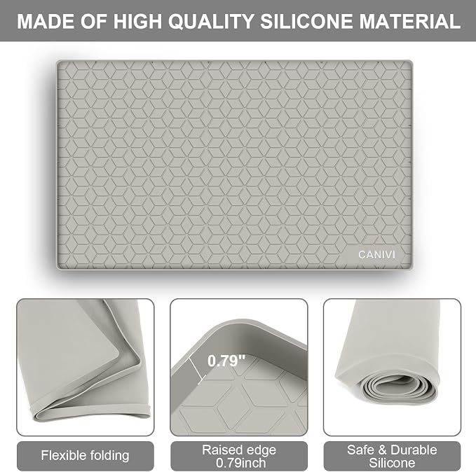 Under Sink Mat, Kitchen Cabinet Shelf Protector, Fits 36 inch Standard Cabinet - Image 6