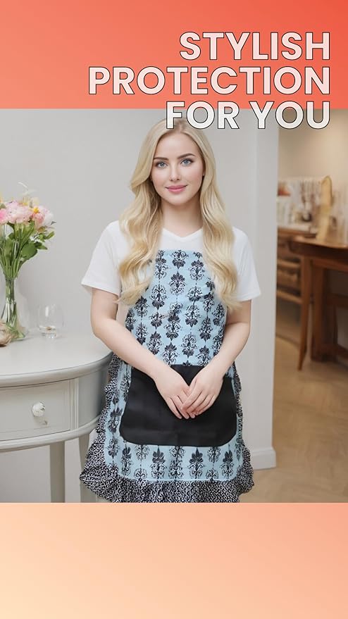 Lovely Flower Pattern Retro Aprons - Image 5