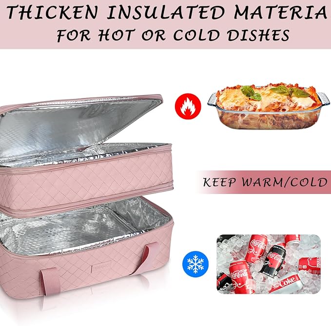 Quilted Double Decker Casserole Carrier - Image 4