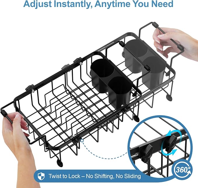 iSPECLE Small Sink Dish Drying Rack - Image 8