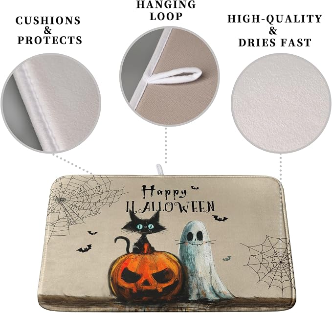 Happy Halloween Dish Drying Mat - Image 3