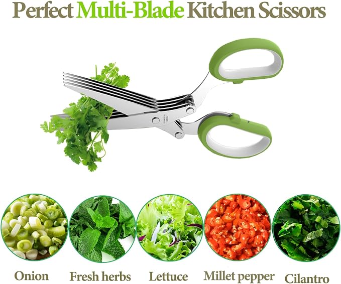 2026 Upgraded Herb Scissors, Effortless Herb Shears Cutter Tool - Image 3
