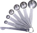 Stainless Steel Measuring Spoons Set, Dual-Scale Metric & US Measurements by Unknown