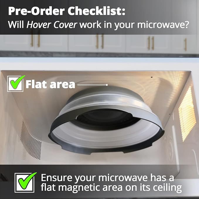 HOVER COVER Magnetic Microwave Splatter Cover - Image 3