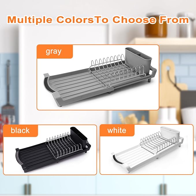 Dish Drying Rack Compact Expandable - Image 3