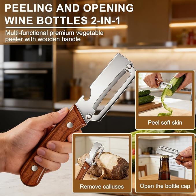 2pcs Multi-Functional Vegetable Peeler - Image 3