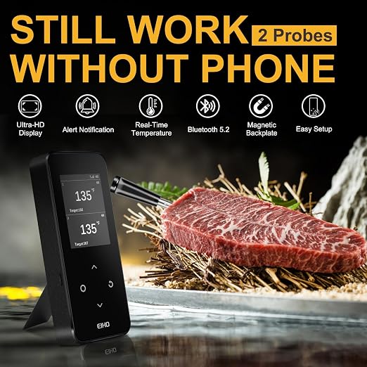 EIHO Wireless Bluetooth Meat Thermometer - Image 2