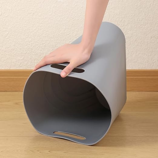 rejomiik Small Trash Can, 3.5 Gallon Slim Garbage Can Plastic Waste Basket - Image 9