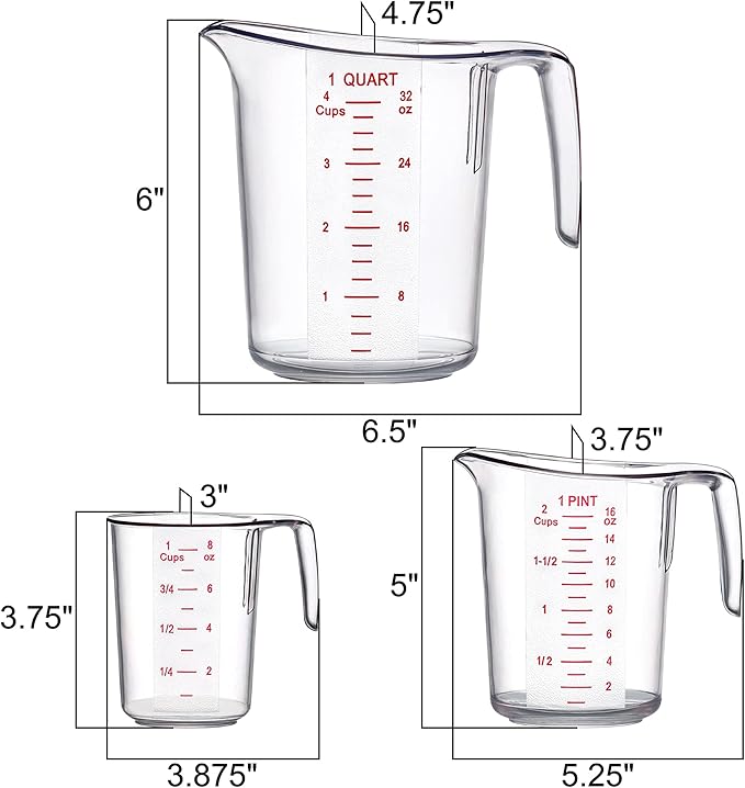 Amazing Abby - Melissa - Plastic Measuring Cups, Food-Grade Measuring Jugs - Image 5