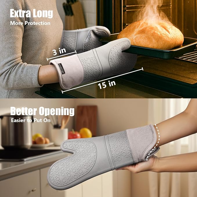 Rorecay 6pcs Oven Mitts and Pot Holders Sets - Image 3