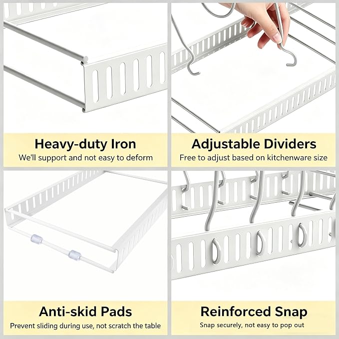 Expandable Pot and Pan Organizer - Image 3