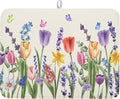 Spring Summer Floral Dish Drying Mat by Kawani