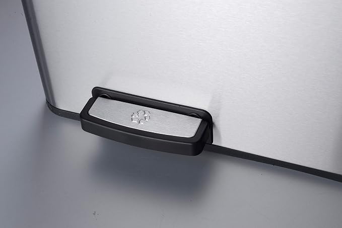 Step N' Sort The 18.5 Gallon Extra Large Capacity, Dual Trash and Recycling Bin - Image 8