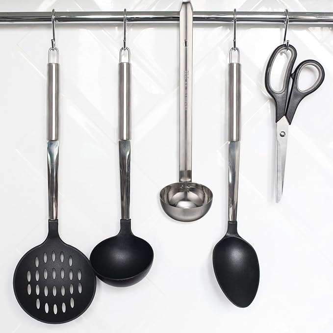 meekoo 1 Pieces Stainless Steel Ladle Soup Handle Ladle - Image 6