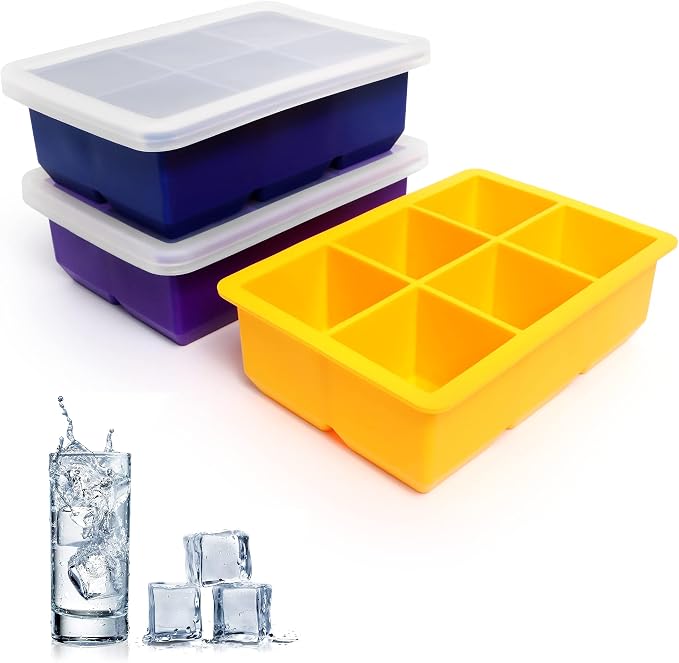 Excnorm Silicone Ice Cube Trays 3 Pack - Image 2