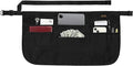 BOHARERS Black Waitress Apron 7 Pockets Server Apron by BOHARERS