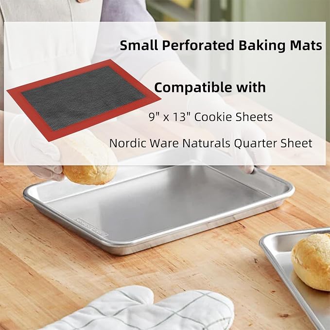 Perforated Silicone Baking Mats - Image 9