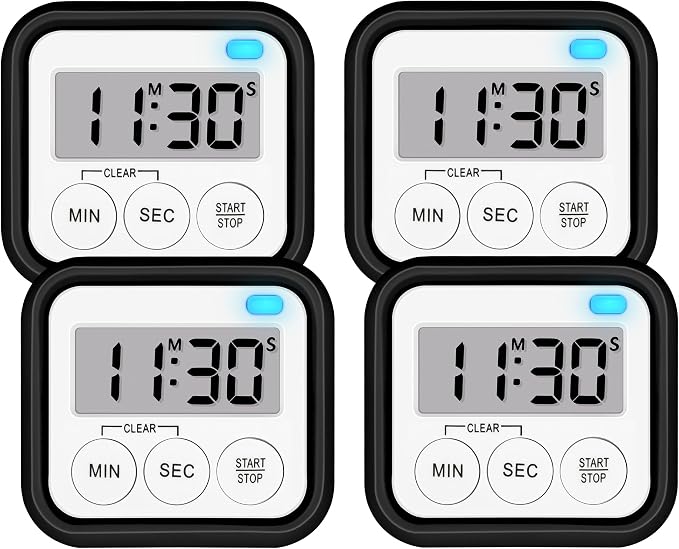 Timer, Kitchen Timers for Cooking Classroom Timer for Kids Teachers Magnetic by AOUVES