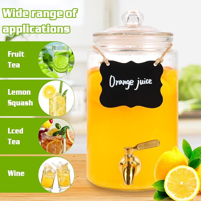 Drink Dispensers for Parties 1 Gallon, Bevarage Dispenser - Image 5