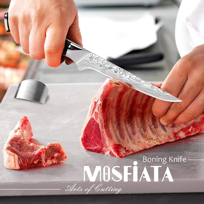 MOSFiATA 6" Boning Knife, Sharp Kitchen Cooking Knife - Image 4