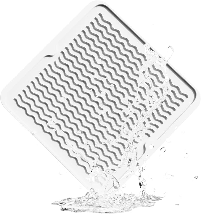 ZLR Silicone Dish Drying Mat 12" x 12" Square by ZLR