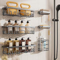 Veken Shower Caddy 6-Pack, No Drilling & Rustproof, Waterproof Adhesive Shelves by Veken