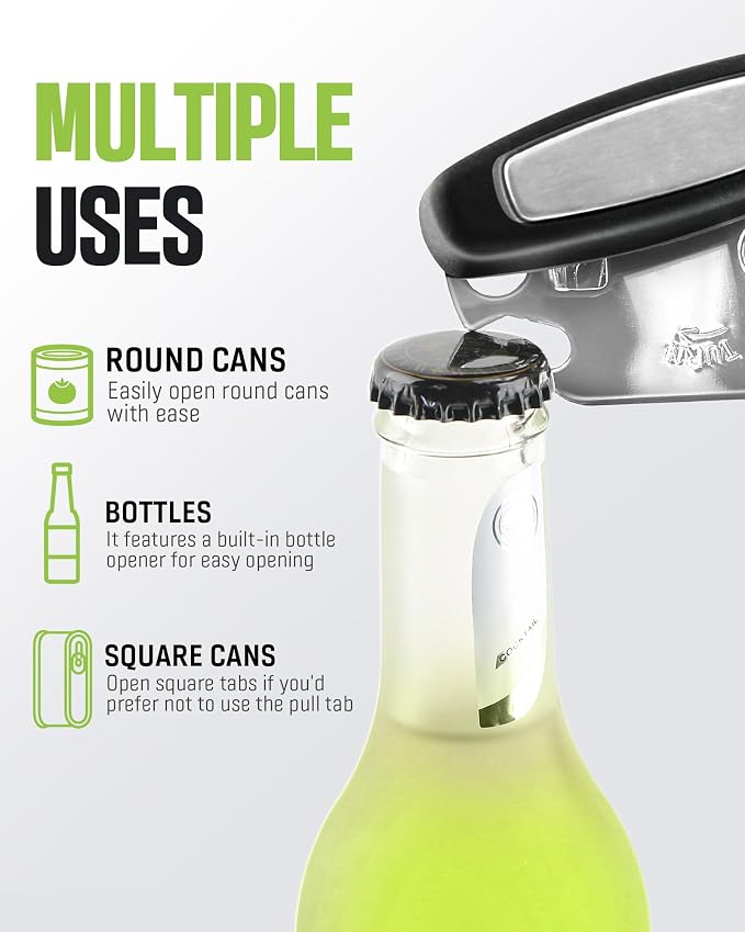 Multifunctional Can Opener Manual, Durable Heavy Duty Handheld Strong Can Opener - Image 5