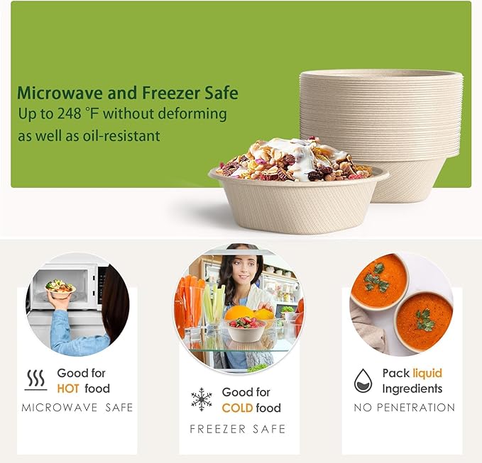 Homestockplus 24 Oz Disposable Paper Bowls - Image 4